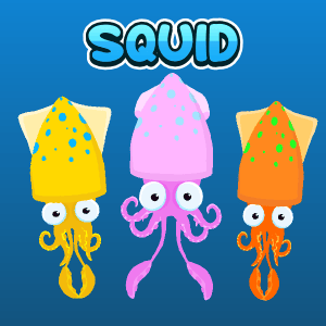 2D animated squid game asset