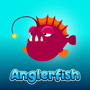 Anglerfish character game sprite