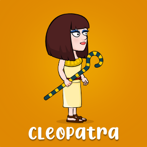 Cleopatra character game sprite